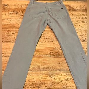 Calvin Klein Slim fit, twill cotton pants, size 32/32, light gray
